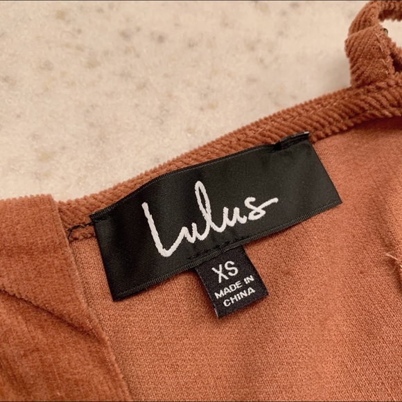 Lulus 'Savannah' Corduroy Mini Dress - Picture 5 of 8